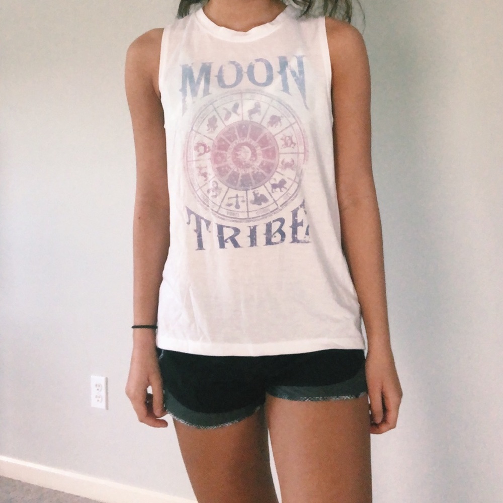 Cute moon tribe tank